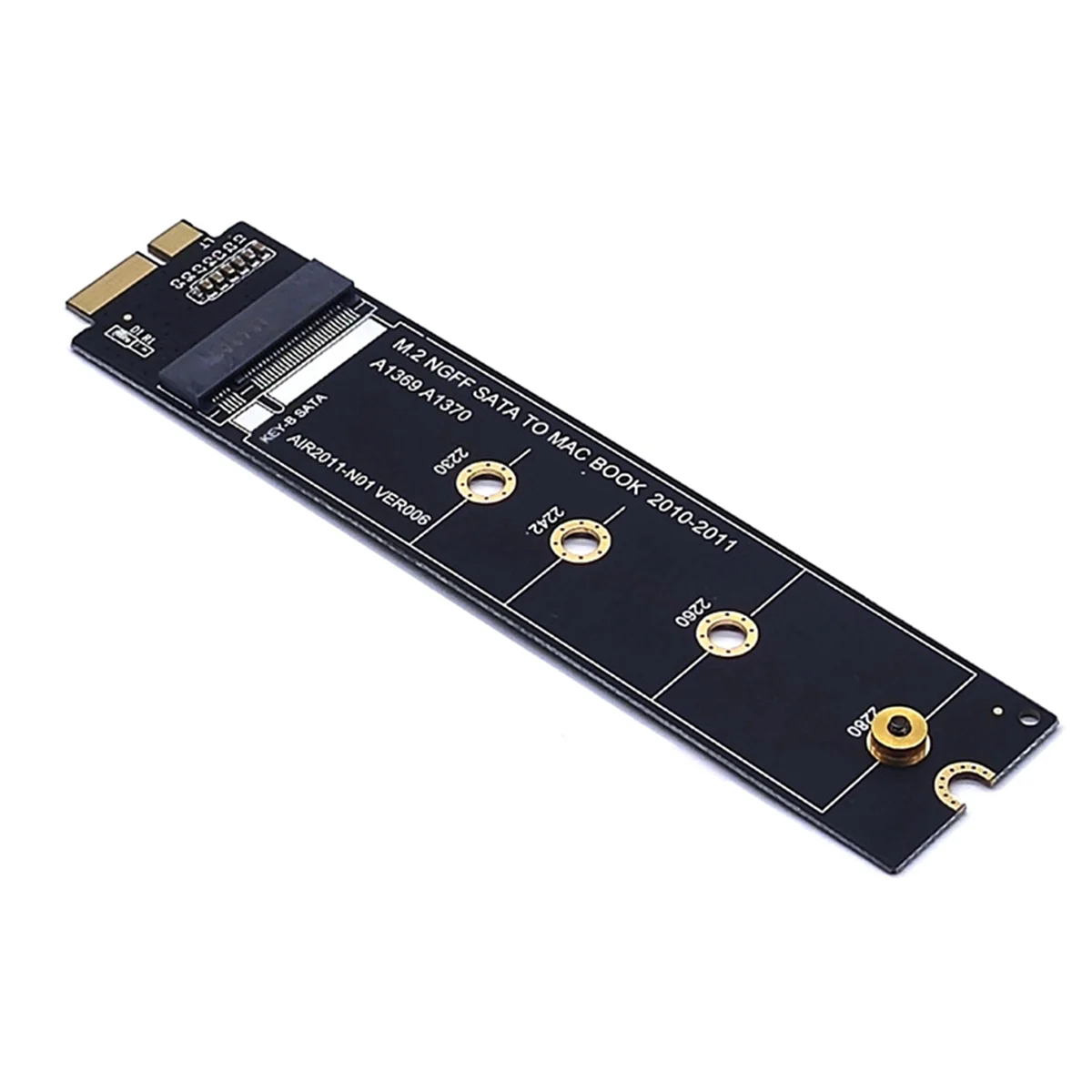

Адаптер N33R_M.2 NGFF SATA SSD для MacBook Air 2010, поддержка конвертерной карты
