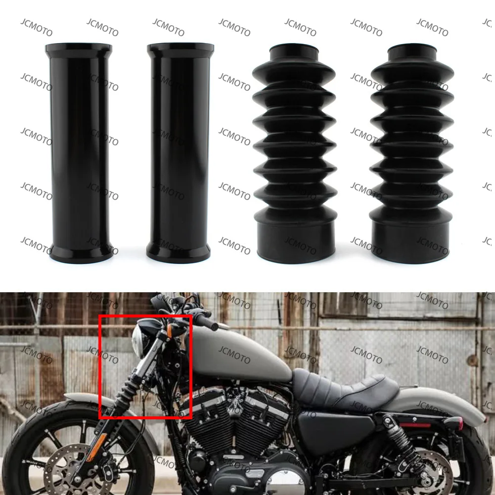 

4 шт./компл. для Harley Davidson Sportster 883 1200 2000-2021 мотоциклетная передняя вилка, крышка амортизатора, крышка вилки, трубы