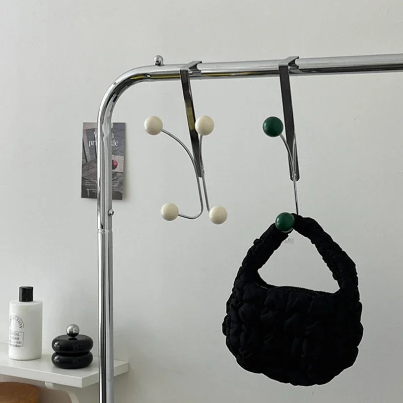 Portable Door Hook Hanging Coat Rack Without Drilling Multifunctional Bedroom Storages Hanger Kitchen Organizer Home Accessories