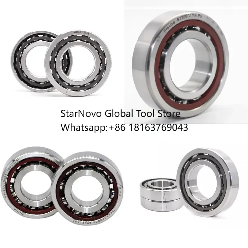 2026 Hot！ 7900A5SN24TRSUELP4 Single Row Precision Angular Contact Ball Bearing CE/HCP4A VEB8/NS7CE1 P4 Rating