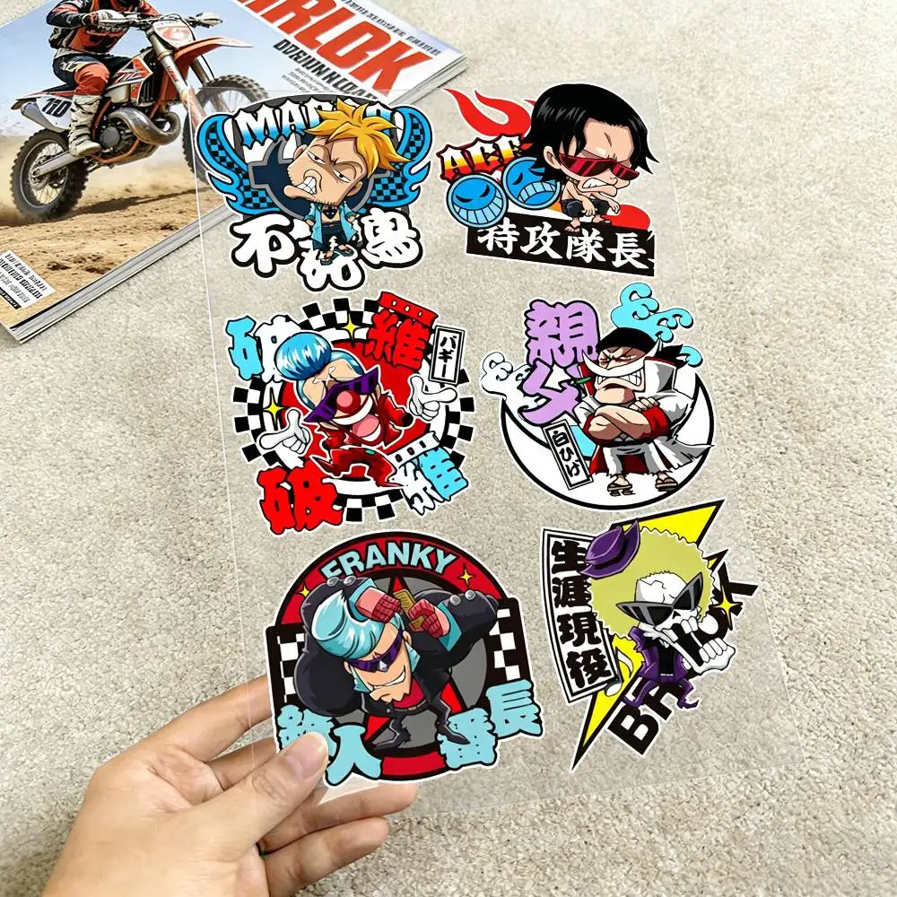 

One Piece Reflective motorcycle stickers, 3M safety warning at night in the dark scooter helmets