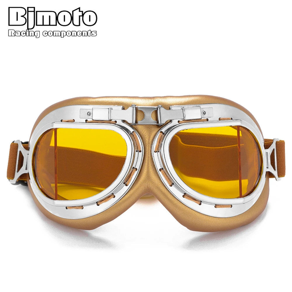 

BJMOTO Motorcycle Biker Cycling Riding Safety Helmet Goggle Glasses For Harley Motorcross Protector Eye Goggles Wear