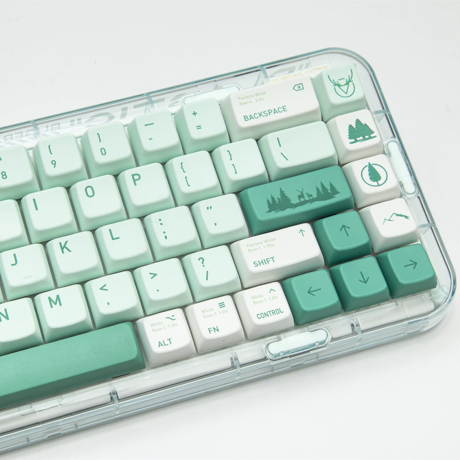 136 Keys Lost forest Keycaps Dye Sublimation MDA Profile PBT Keycaps For MX Switch Gaming Mechanical Keyboard Keycaps MDA Keycap