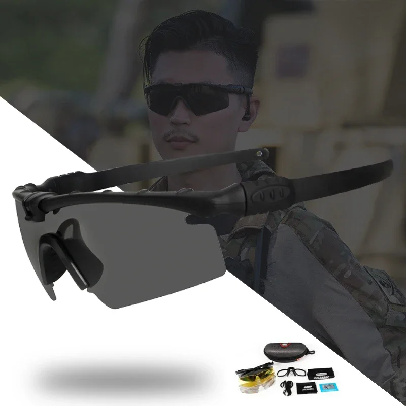 

Men Women Army BALLISTIC 3.0 Protection Military Glasses Paintball Shooting Goggles Tactical MTB Cycling Polarized Sunglasses