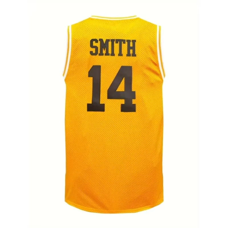 

2025 Boyfriend Basketball Jersey Printed 14 SMITH Jersey Embroidery Sewing Sportswear Hip-hop Culture Movie Cosplay Shirt