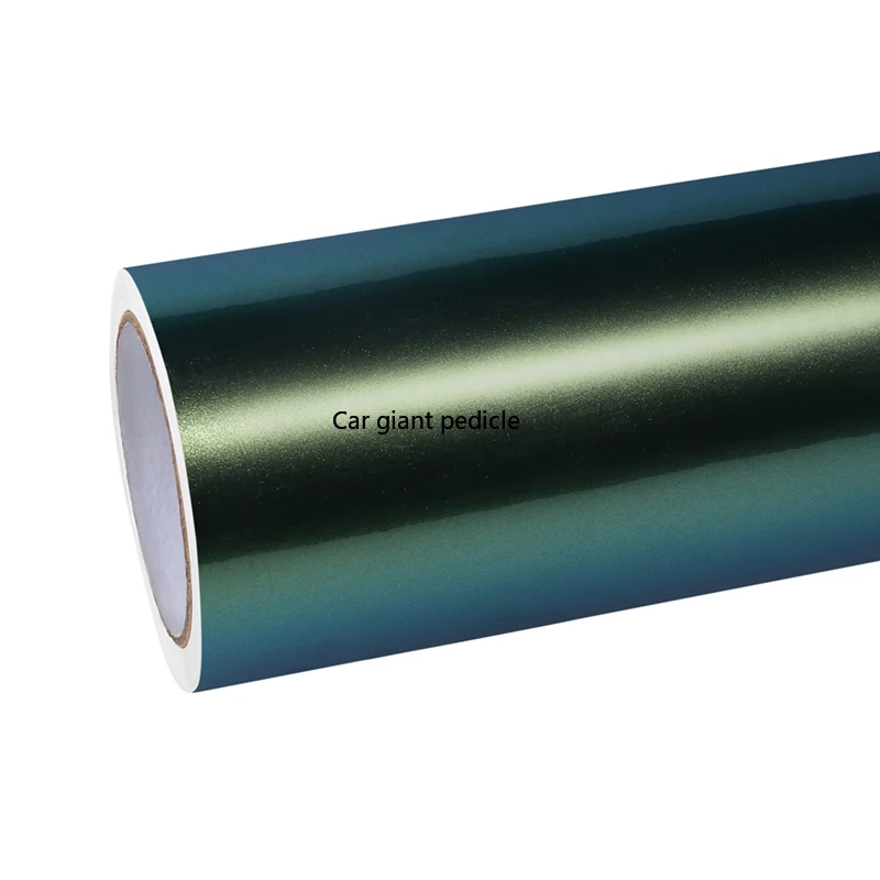 Glossy Chameleon Spring Green  vinyl film for vehicle coating. Suitable for car vinyl stickers. Bubble-free easy to install.