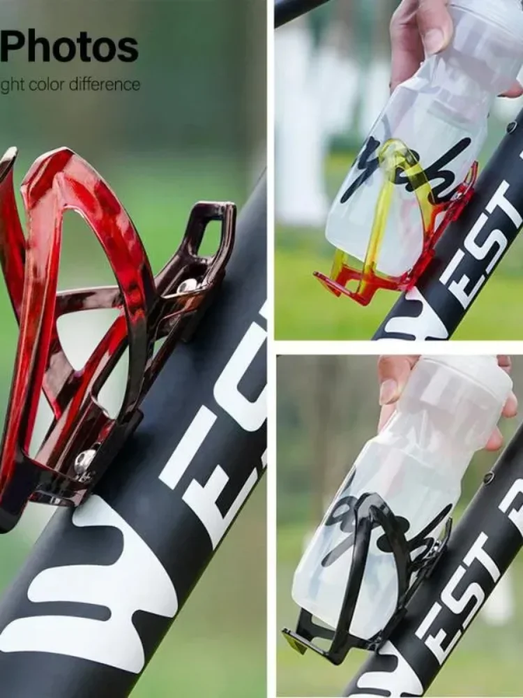 Porte-bidon de vélo vtt route vélo porte-bouteille d'eau coloré léger support de bouteille de cyclisme accessoire de vélo