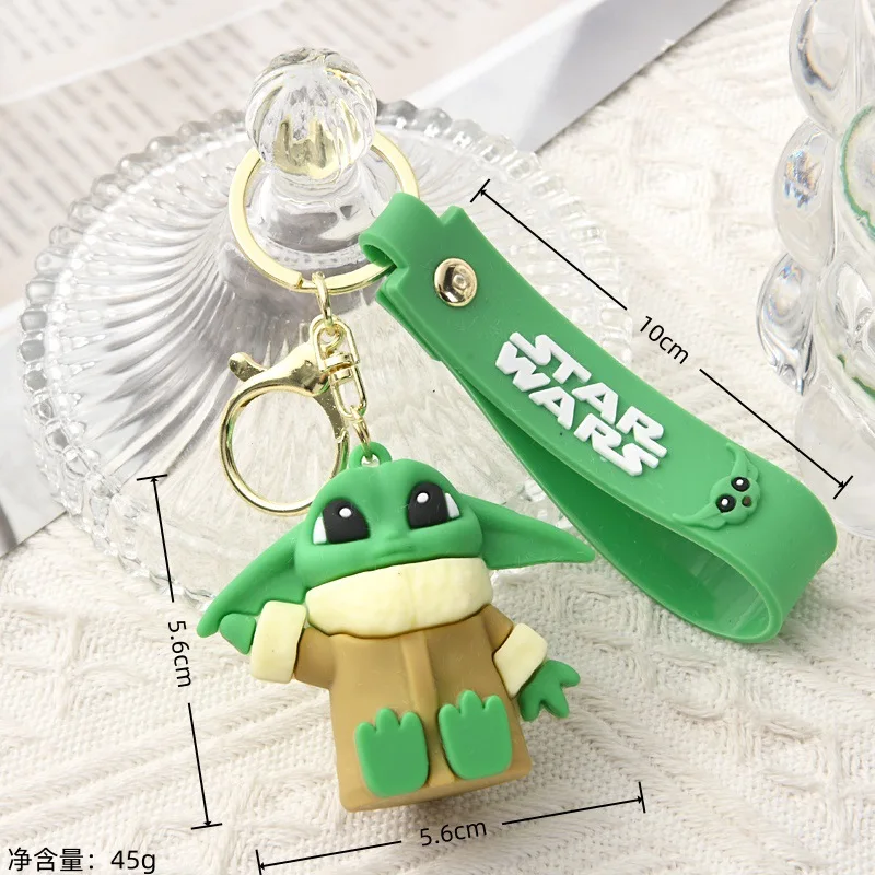 Star Wars Silicon Pvc Good-looking Keychains for Men Women Anime Cartoon Cute Key Chain Students Fashion Key Ring Gifts view 6