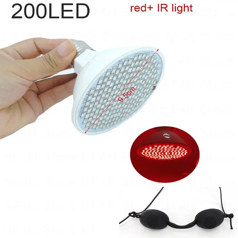 2023 620nm 660nm 850nm Czerwona lampa led do uprawy roślin Anti Aging Głęboka żarówka światła IR Fototerapia na podczerwień do bólu skóry ciała B4