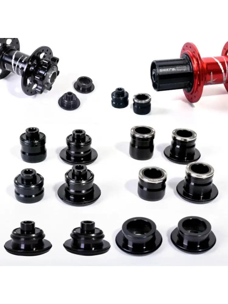 AliExpress MUQZI Bike Hub QR Quick Release Thru Axle Adapter Converter End Cap Front Hub M9 To 15MM  Shaft Rear Hub M10 To 12mm Accessories
