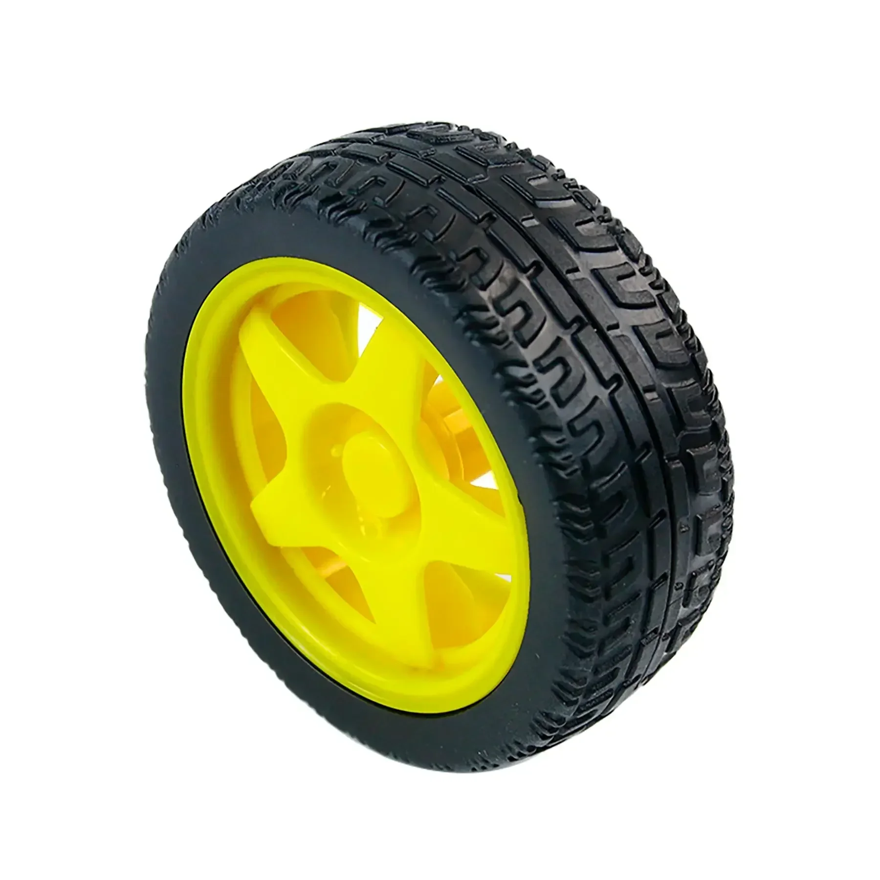 Yahboom 65mm Rubber Wheel Tire Compatible with TT Motor for Smart Car