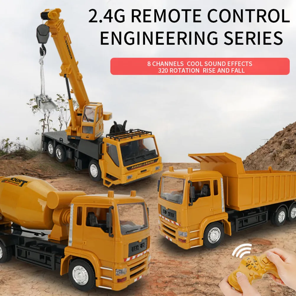 

Инженерная машина 1:24, оранжевая, с поворотом на 320 градусов, подъемным краном и дистанционным управлением, развивающая машинка для дошкольников, для развития когнитивных способностей