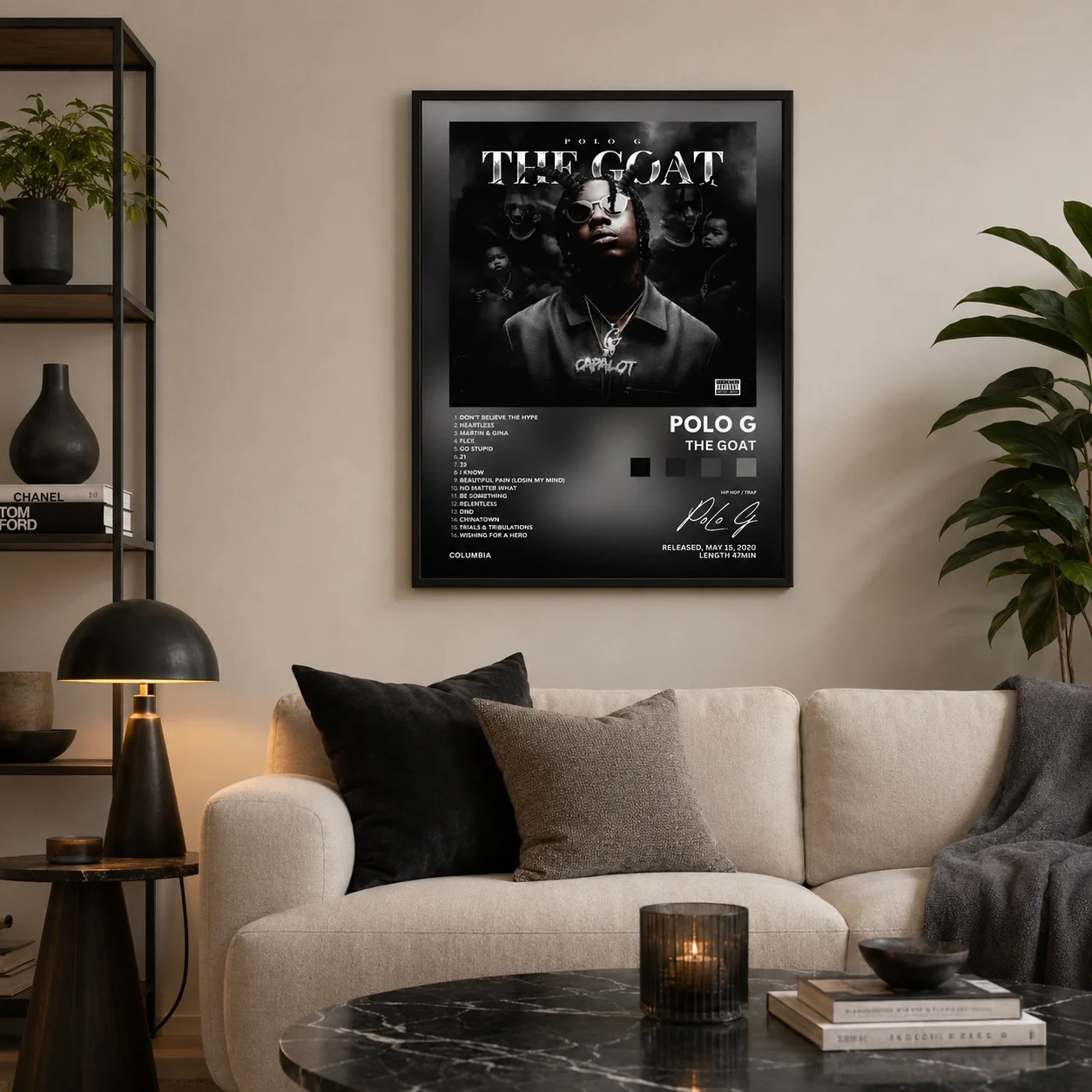 Canvas Wall Print, Modern Art Illustration, High‑Grade Home Decoration Artwork for Bedroom, Living Room, Office & Interior Space