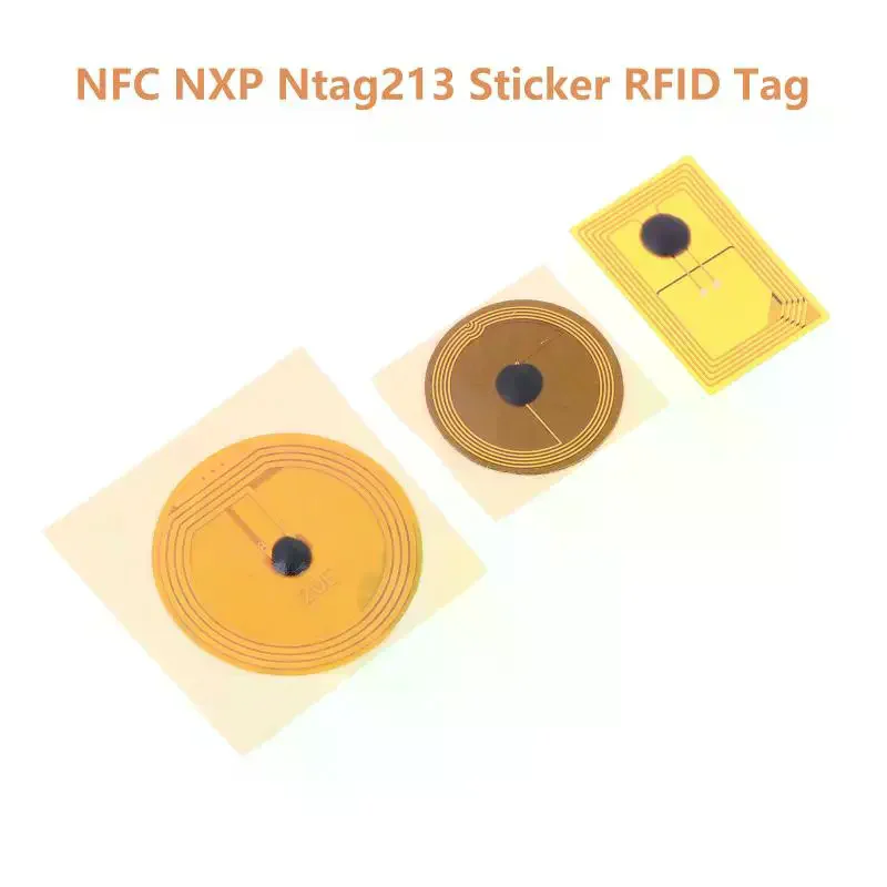 FPC Small NFC Tag NXP Ntag213 Sticker RFID Micro Chip 10MM 15MM 12x18MM 5/10Pcs for Digital Smart Posters Application