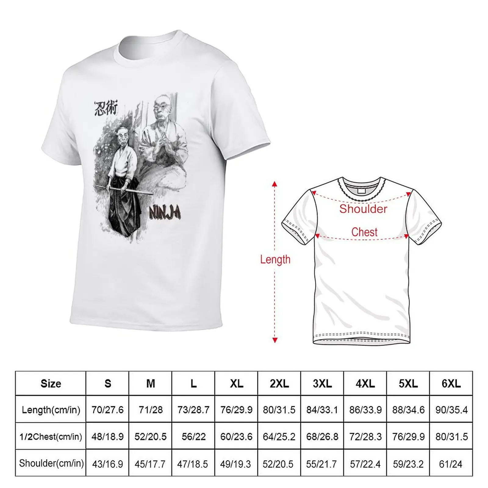 New Takamatsu - Ninja T-Shirt vintage t shirt plain t-shirt hippie clothes anime slim fit t shirts for men