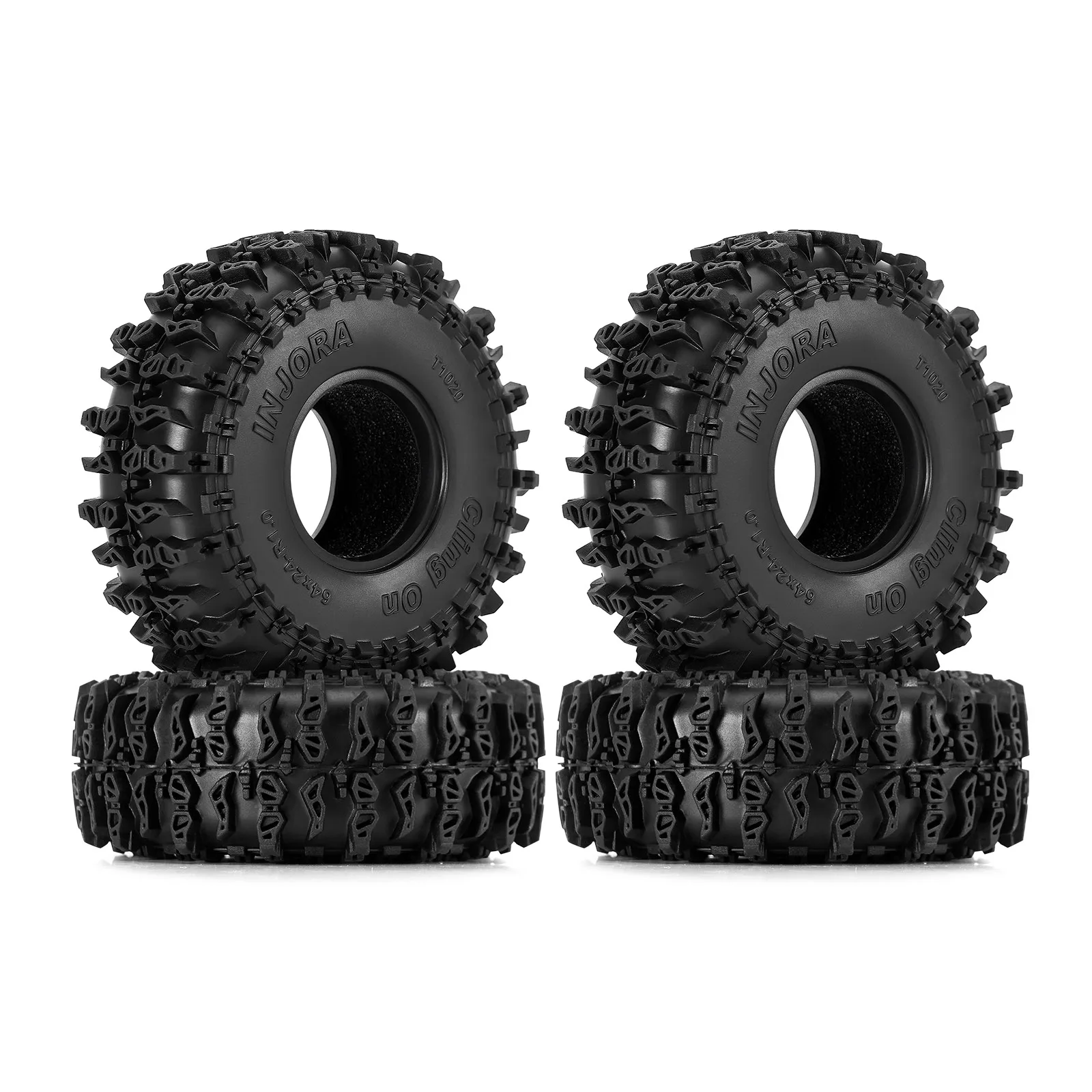 64*24mm 1.0" Cling On S5 banden voor 1/18 1/24 RC Crawlers (T1020)