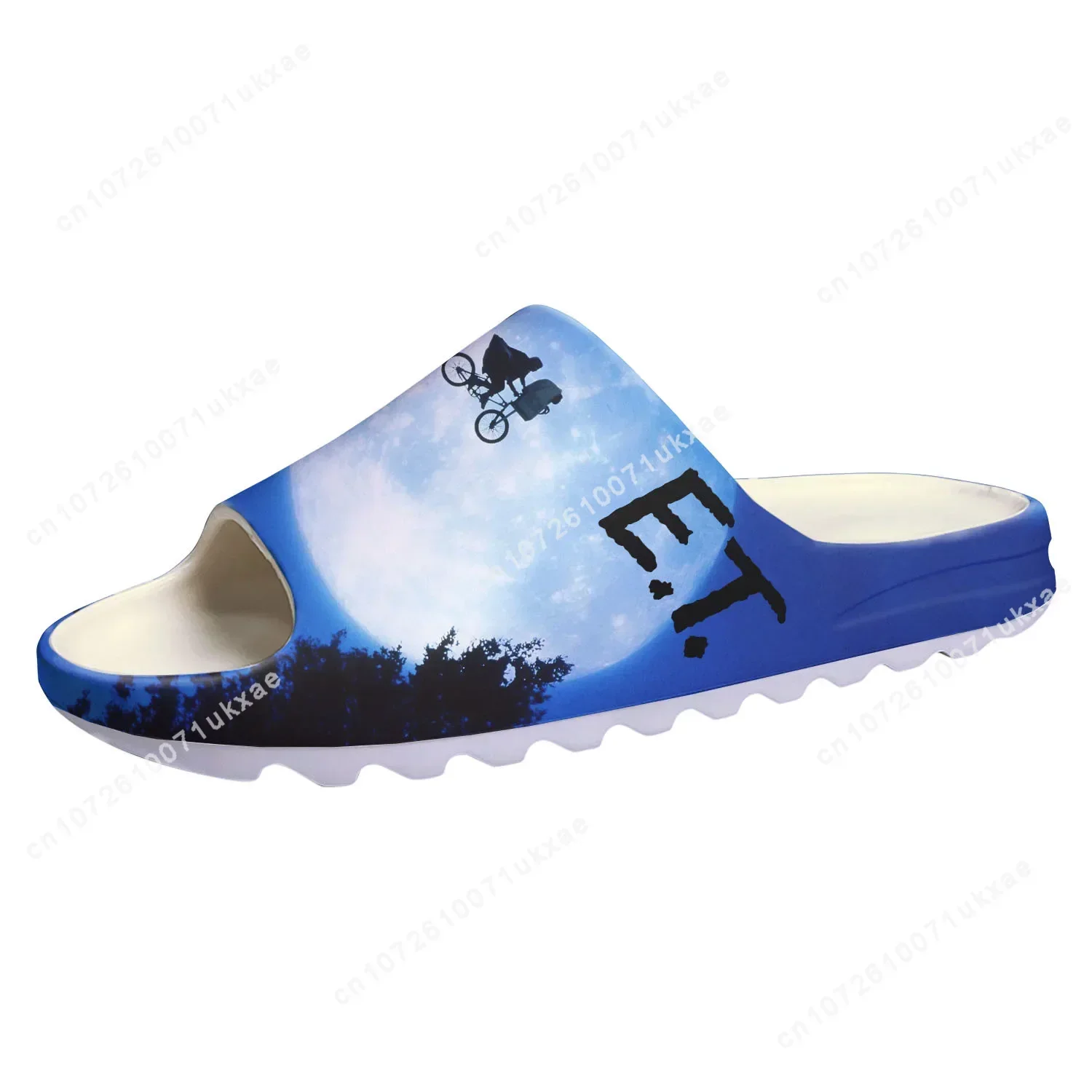 E.T. the Extra-Terrestrial Soft Sole Sllipers Home Clogs Customized Step On Water Shoes Mens Womens Teenager Step in Sandals