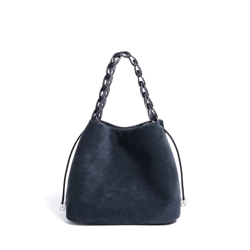 

Ретро матовая воловья кожа ведро женские сумки новый узор модная модная сумка на одно плечо универсальные сумки через плечо