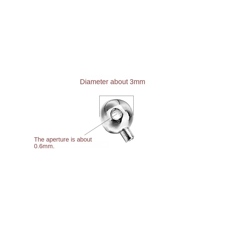None 5Pcs S925 Sterling Silver Bead Jewelry Finding 8