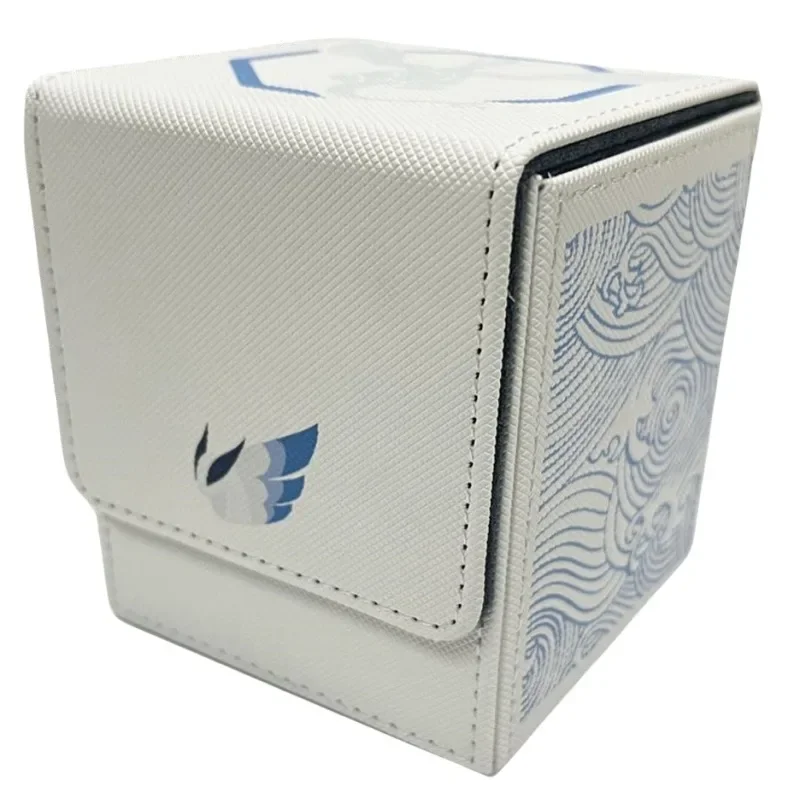 Pokemon PTCG Lugia Animation Characters Self Made Leather Card Storage Box Anime Classics Game Collection Cards Toy Gift