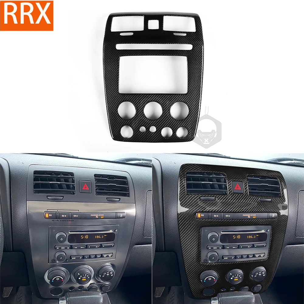 

For Hummer H3 2007 2008 2009 2010 Center Dashboard Control Panel Cover Real Carbon Fiber Hardware Refit Car Interior Accessories