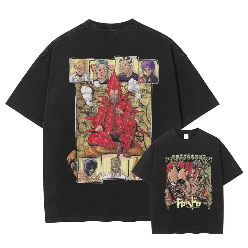 Anime Dorohedoro T-shirt New Vintage Fashion Oversized Unisex Tshirt Breathable Couples Streetwear Trendy Cotton Y2k hot product