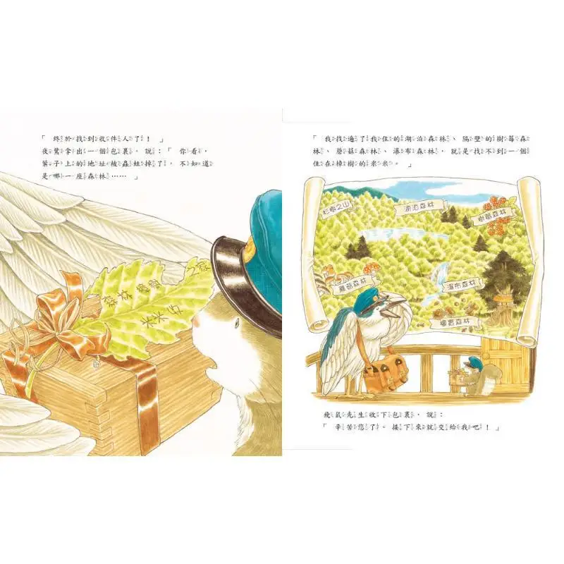 Yumi Fukuzawa The Flying Squirrel Postman And The Gift For Mimi Yumi Fukuzawa Jiutong Culture 9789864421817 Book