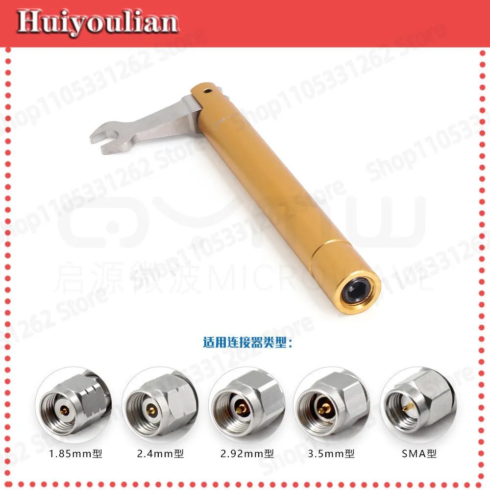 

Torque Wrench for SMA 2.92mm 3.5mm RF Connector 8mm Open End 0.9N.m for Millimeter Wave Adapter Handling Test Bench Tool