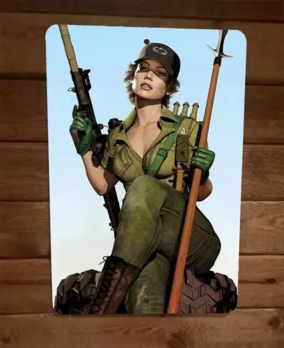 Lady Jaye 8x12 Metal Wall Sign GI Joe Poster