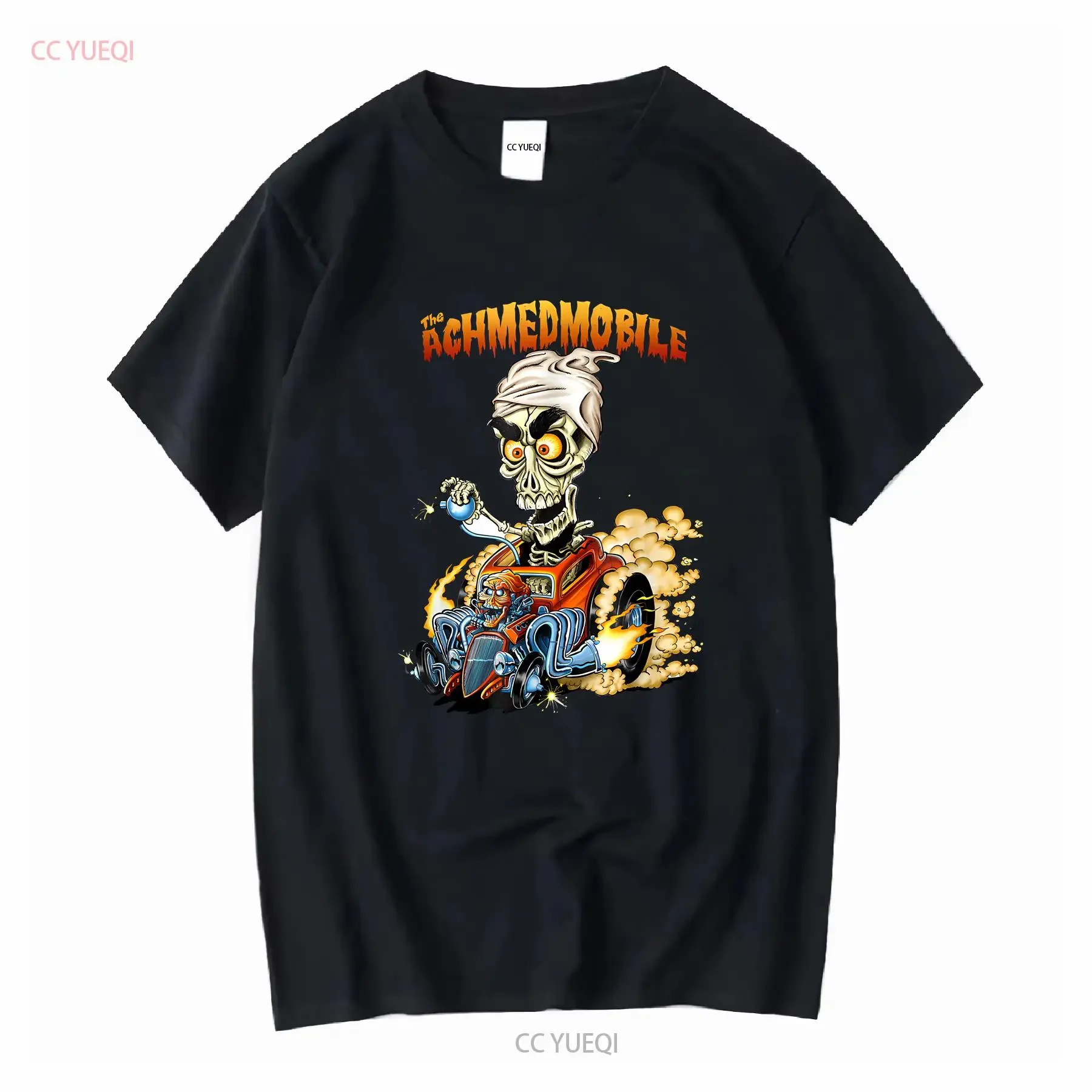The Achmedmobile Jeff Dunham Black T Shirt XXL Show long sleeves vintage Washed Comfortable Stylish homme Top For Everyday Wear