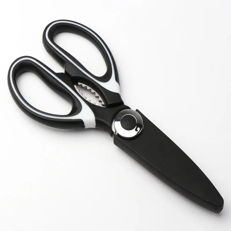ZK30 Stainless Steel Kitchen Scissors Multipurpose Purpose Shear Tool for Meat Vegetable Barbecue Tool Scissors Kitchen Supply