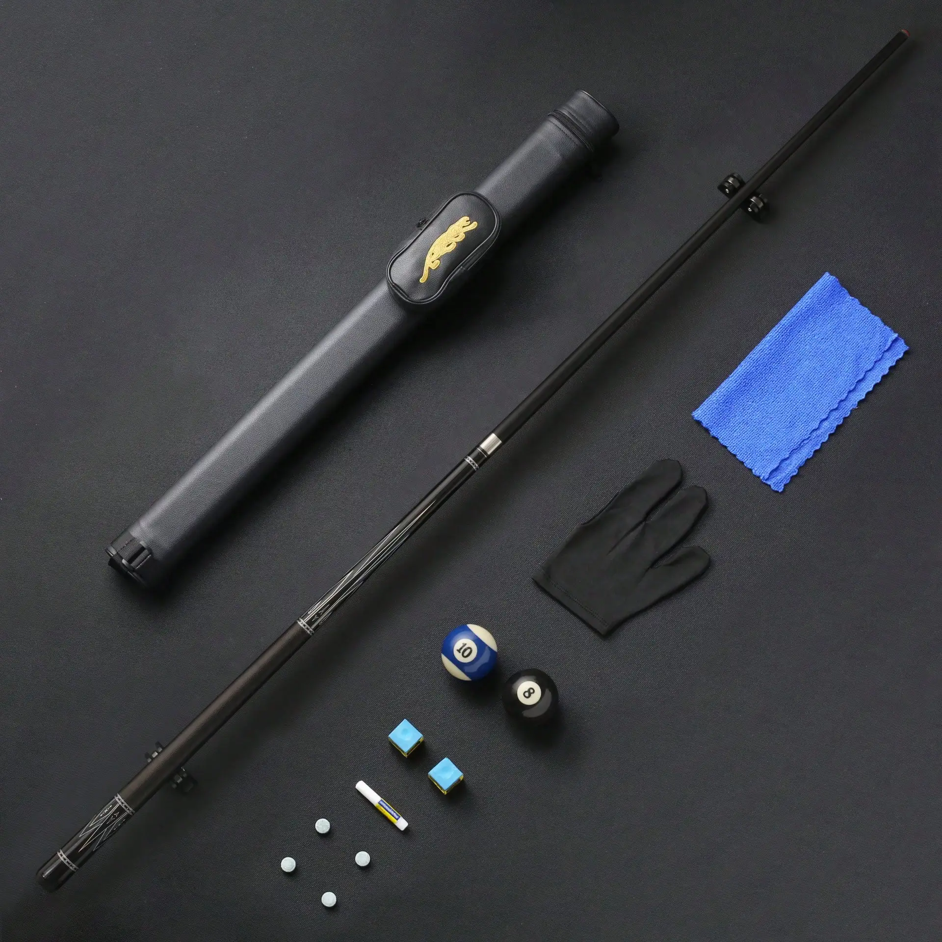 Tech Accessories Luxury - 12.5mm Tip High-Tech Fiberglass Billiard Cue,