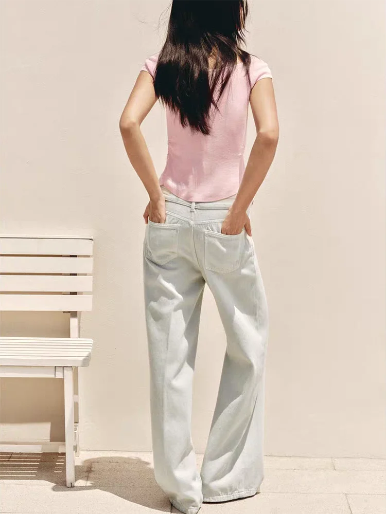 Nuevo Vestido de Verano 2025 para Mujer, Moderno, de Punto, sin Mangas, con Cuello Redondo, Pliegues Decorativos, Estilo Casu...