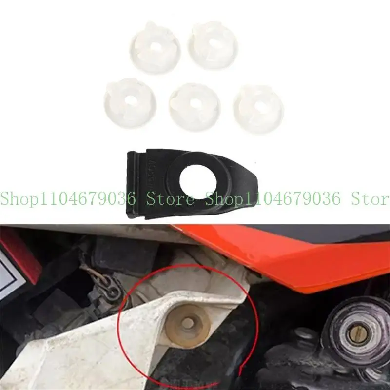 652F Motorcycle Air Filter Rubber Buckles, Enhanced Support With Cushioning Grommets
