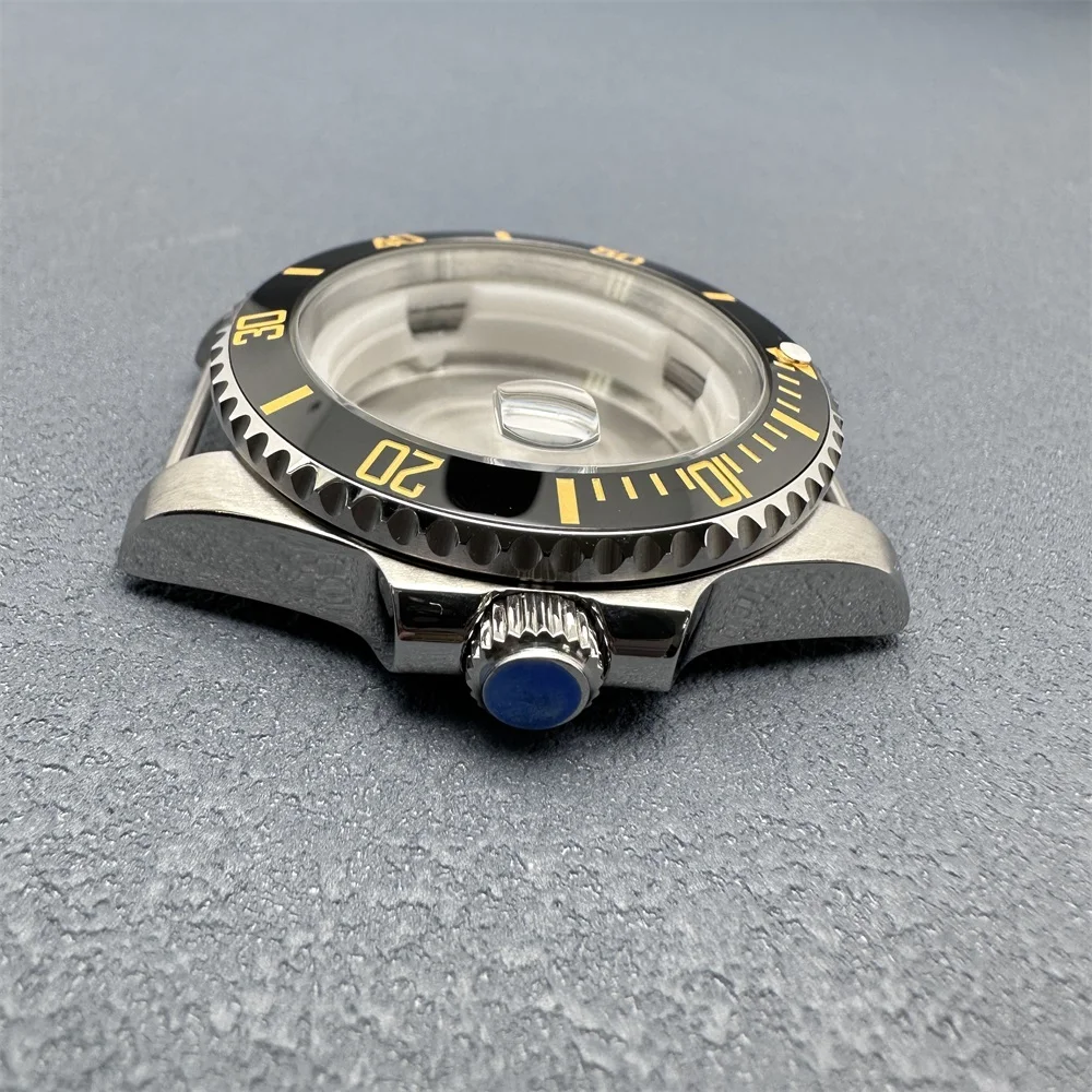 メンズステンレススチール時計ケース,メカニカル時計アクセサリーセット,動き40mm, 8200, 8215, 2813, 3804