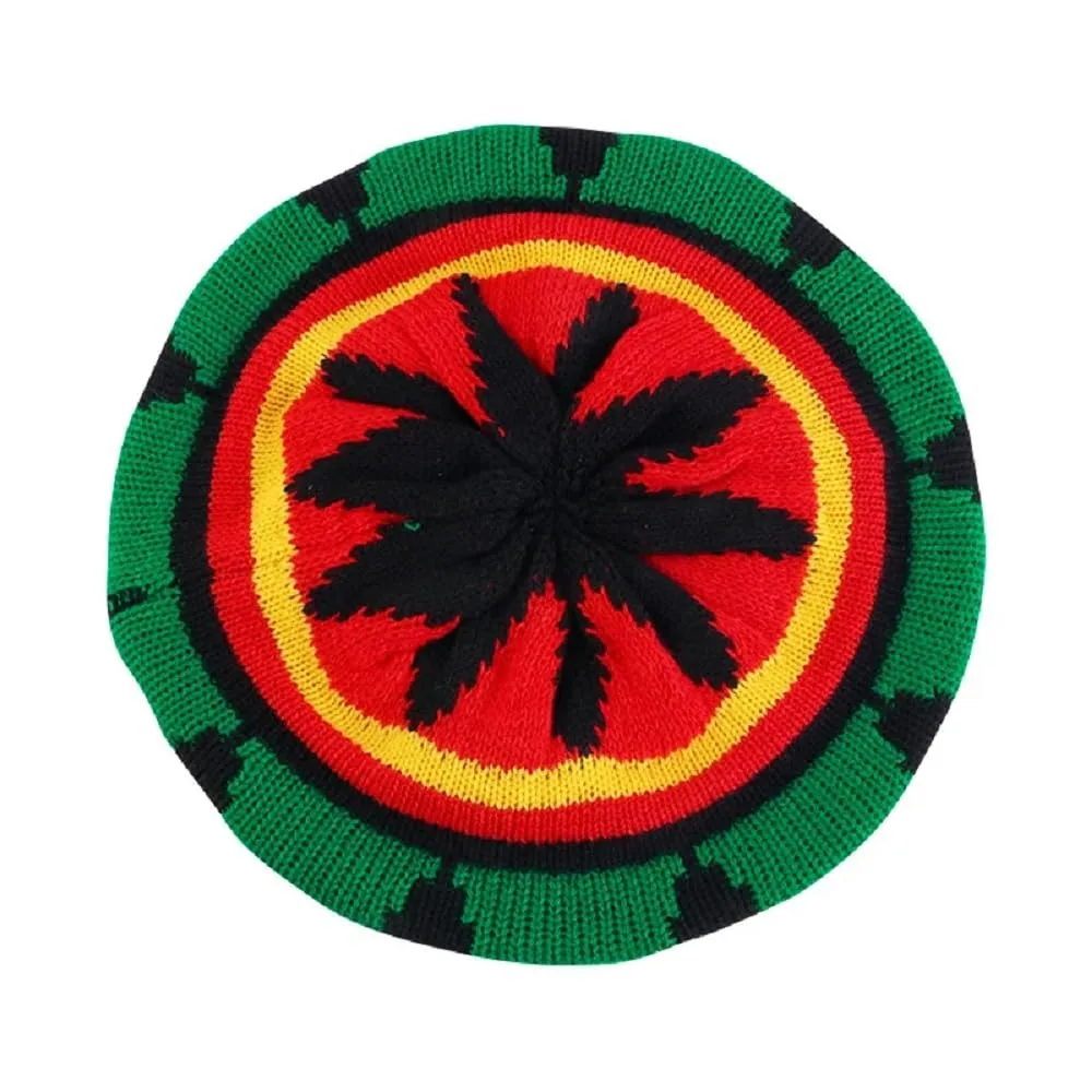 Unisex Dreadlocks Beanie Hat with Fake Braids Jamaican Rasta Reggae Cap Crochet Knitted Skull Cap for  Halloween Christmas Party view 5