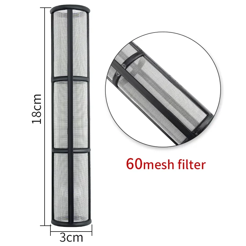 3 Pcs Long Vertical Easy Out Manifold Filters for G r a c  Airless Paint Sprayer G max II 30 60 100 200 Mesh