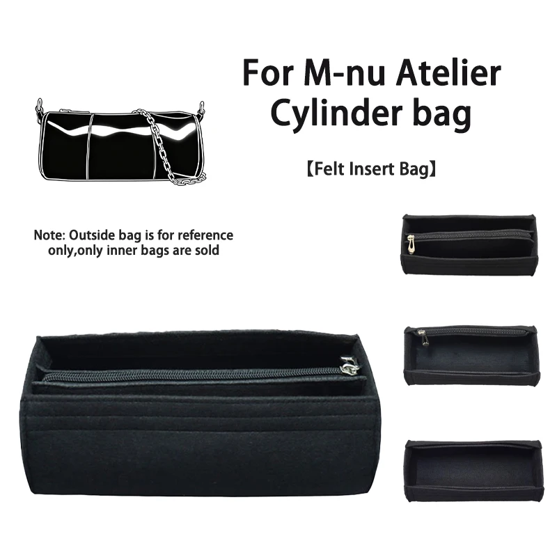 EverToner Suitable for M-nu Atelier Cylinder Bag Felt Inner Shaping Organizing Maintain Bag Shape Classify Protective Practical