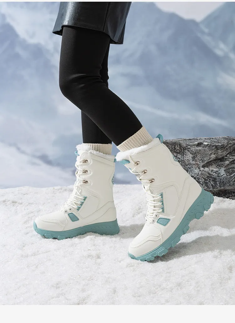 Skypilot Outdoor-Schneeschuhe für Herren, wasserdichte Damenstiefel, Trekking-Sneaker, Wanderschuhe, Winter-Sneaker, hochgeschnittene warme Skistiefel. – Detail 39