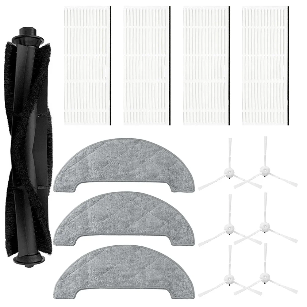 

Основная боковая щетка, фильтр, тряпка, набор запасных частей для робота-пылесоса Wiami FX-11 Plus, комплект аксессуаров для уборки электроинструментов