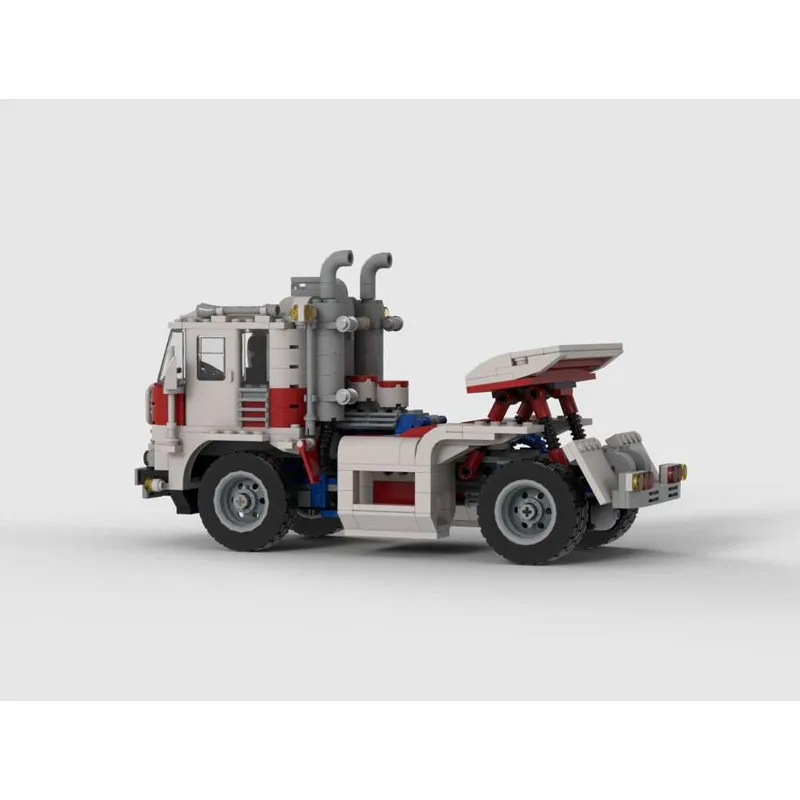 

MOC-101483 New Urban Military Semi-Trailer Dump Truck Building Block Model 633 Parts Boys' Children's Birthday Toy Gift