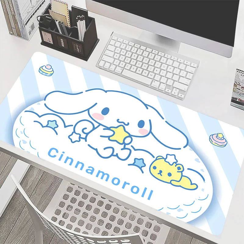 Mouse pad C-Cinnamorolls Edge White pc speed For e-sports players Office Laptop Computer Keyboard Pad Non Slip Desk Mat Mousepad