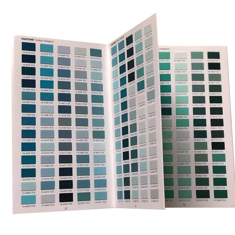 International clothing cotton version TCX color card 2625 colors