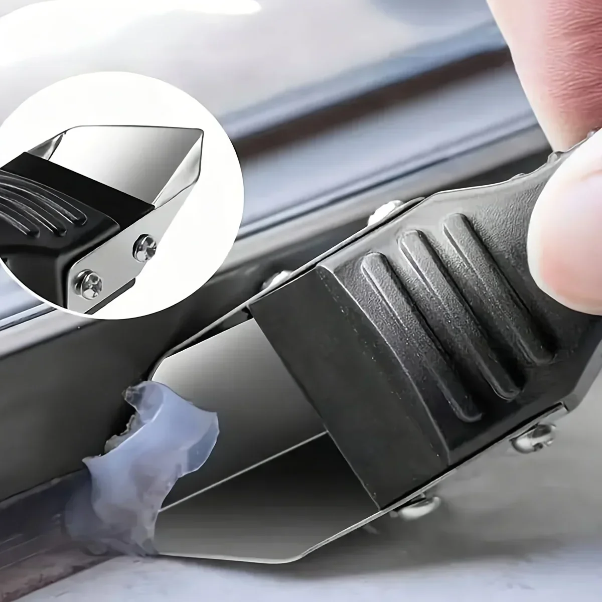 1 шт.-3-в-1 набор инструментов для силиконовой герметизации, инструмент для удаления герметика с головкой из нержавеющей стали и инструменты для отделки герметика, скребок для затирки