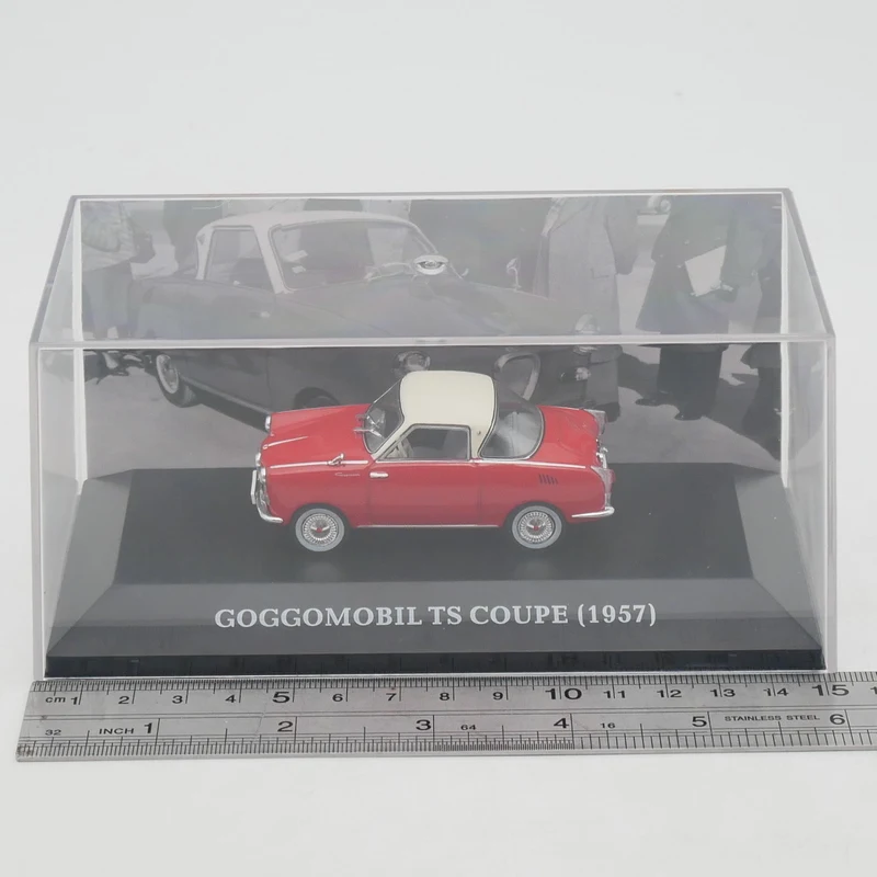 Ixo 1:43 GOGGOMOBIL TS COUPE 1957 Diecas Model samochodu Metalowa zabawka Pojazd Kolekcja stopów Prezenty