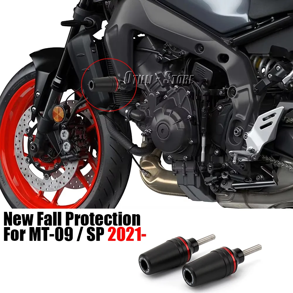 

New Motorcycle Accessories Falling Protection Pad Frame Sliders Crash Protector For YAMAHA MT09 SP MT 09 MT-09 2021 2022 2023