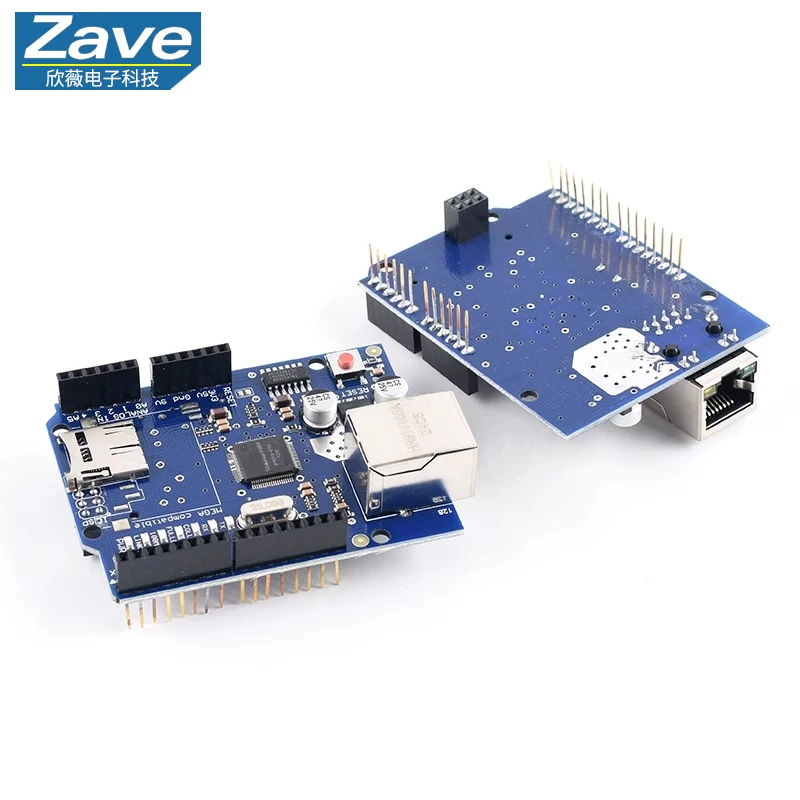 New - version Ethernet W5100 Network Expansion Board Module with SD Card Expansion, Compatible with UNO R3