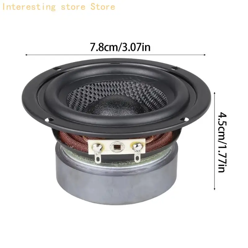 Lautsprechertreiber 3 Zoll 4 Ohm 30 W für Desktop-Reparatur und DIY-Soundprojekte 55KC – Detail 6