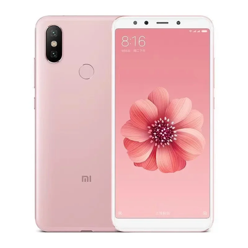 Original Xiaomi 6X 6GB 128GB 3010mAh 20 million pixels celular googleplay Fingerprint Octa-core Global Rom 4G Smartphone
