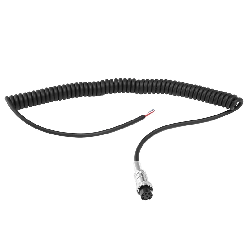 

2X Walkie Talkie Speaker Mic Cable For Alinco EMS-57 EMS-53 DR635 DR620 Microphone Extension Cable